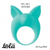 Зеленое эрекционное кольцо Kitten Kyle - Lola Games - в Люберцах купить с доставкой