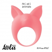 Оранжевое эрекционное кольцо Kitten Kyle - Lola Games - в Люберцах купить с доставкой