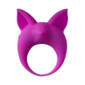 Фиолетовое эрекционное кольцо Kitten Kyle - Lola Games - в Люберцах купить с доставкой