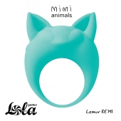 Зеленое эрекционное кольцо Lemur Remi - Lola Games - в Люберцах купить с доставкой