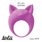Фиолетовое эрекционное кольцо Lemur Remi - Lola Games - в Люберцах купить с доставкой