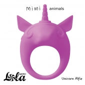 Фиолетовое эрекционное кольцо Unicorn Alfie - Lola Games - в Люберцах купить с доставкой