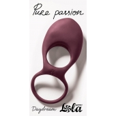 Бордовое эрекционное виброкольцо Daydream - Lola Games - в Люберцах купить с доставкой