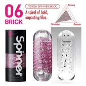 Мастурбатор SPINNER Brick - Tenga - в Люберцах купить с доставкой