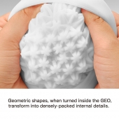 Белый мастурбатор Tenga Geo Coral - Tenga - в Люберцах купить с доставкой