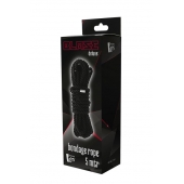 Черная веревка для шибари DELUXE BONDAGE ROPE - 5 м. - Dream Toys - купить с доставкой в Люберцах