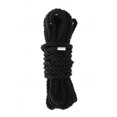 Черная веревка для шибари DELUXE BONDAGE ROPE - 5 м. - Dream Toys - купить с доставкой в Люберцах