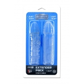 Комплект из 2 прозрачных насадок на пенис PENIS EXTENDER PACK - Dream Toys - в Люберцах купить с доставкой