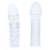 Комплект из 2 прозрачных насадок на пенис PENIS EXTENDER PACK - Dream Toys - в Люберцах купить с доставкой