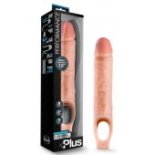 Телесный реалистичный фаллоудлинитель 10 Inch Silicone Cock Sheath Penis Extender - 25,4 см. - Blush Novelties - в Люберцах купить с доставкой