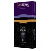 Разноцветные презервативы DOMINO Colour Beauty - 6 шт. - Domino - купить с доставкой в Люберцах