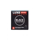 Черные презервативы LUXE Royal Black Collection - 3 шт. - Luxe - купить с доставкой в Люберцах