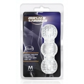 Прозрачный фигурный мастурбатор Master Stroker - Blush Novelties - в Люберцах купить с доставкой
