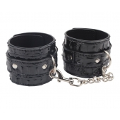 Черные наручники Surrender Wrist Restraints - Chisa - купить с доставкой в Люберцах