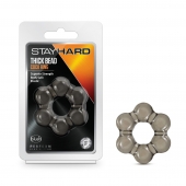 Дымчатое эрекционное кольцо Stay Hard Thick Bead Cock Ring - Blush Novelties - в Люберцах купить с доставкой