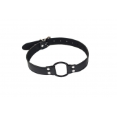 Черный кляп-кольцо Modesty - Lola Games - купить с доставкой в Люберцах