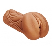 Кофейный мастурбатор-вагина Dumpling - Lola Games - в Люберцах купить с доставкой