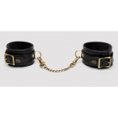 Черные оковы на ноги Bound to You Faux Leather Ankle Cuffs - Fifty Shades of Grey - купить с доставкой в Люберцах