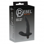 Черный вибромассажер простаты Naughty Finger Prostate Vibe - 13,8 см. - Orion - в Люберцах купить с доставкой