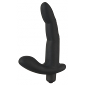 Черный вибромассажер простаты Naughty Finger Prostate Vibe - 13,8 см. - Orion - в Люберцах купить с доставкой