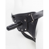Черный пояс для насадок CLASS STRAP Restyling - LOVETOY (А-Полимер) - купить с доставкой в Люберцах