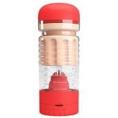 Вибромастурбатор-вагина Emily в красной колбе - Baile - в Люберцах купить с доставкой