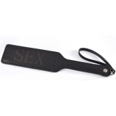 Черная гладкая шлепалка SEX - 35 см. - Sitabella - купить с доставкой в Люберцах