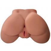 Кофейный мастурбатор-полуторс Perfect Ass Masturbator - Pipedream - в Люберцах купить с доставкой