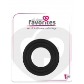 Набор из 3 эрекционных колец SILICONE COCKRINGS - Dream Toys - в Люберцах купить с доставкой