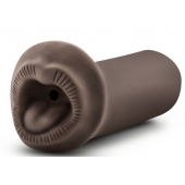 Коричневый мастурбатор-ротик Naughty Nicole - Blush Novelties - в Люберцах купить с доставкой