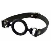 Черный кляп-рамка на регулируемых ремешках - Sitabella - купить с доставкой в Люберцах