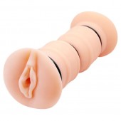 Телесный вибромастурбатор-вагина Michelle - Baile - в Люберцах купить с доставкой