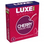 Презервативы с ароматом вишни LUXE Royal Cherry Collection - 3 шт. - Luxe - купить с доставкой в Люберцах