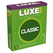 Гладкие презервативы LUXE Royal Classic - 3 шт. - Luxe - купить с доставкой в Люберцах