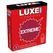 Текстурированные презервативы LUXE Royal Extreme - 3 шт. - Luxe - купить с доставкой в Люберцах