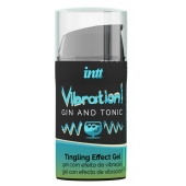 Жидкий интимный гель с эффектом вибрации Vibration! Gin   Tonic - 15 мл. - INTT - купить с доставкой в Люберцах