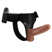 Страпон на трусиках с вибрацией Ultra Passionate Harness - 16 см. - Baile - купить с доставкой в Люберцах
