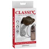 Дымчатый вибростимулятор головки пениса Dual Vibrating Head Teaser - Pipedream - в Люберцах купить с доставкой