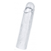 Прозрачная насадка-удлинитель Flawless Clear Penis Sleeve Add 1 - 15,5 см. - Lovetoy - в Люберцах купить с доставкой