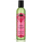 Массажное масло Naturals Strawberry Dreams с ароматом клубники - 236 мл. - Kama Sutra - купить с доставкой в Люберцах