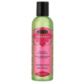 Массажное масло Naturals Strawberry Dreams с ароматом клубники - 59 мл. - Kama Sutra - купить с доставкой в Люберцах
