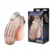 Металлическая клетка Prisoner Cock Сage с замком - BlueLine - купить с доставкой в Люберцах