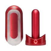 Красный мастурбатор Flip Zero Red   Warmer с подогревом - Tenga - в Люберцах купить с доставкой