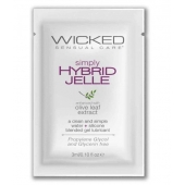 Гель-лубрикант на водно-силиконовой основе Simply Hybrid Jelle - 3 мл. - Wicked - купить с доставкой в Люберцах