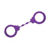 Фиолетовые силиконовые поножи Limitation - Lola Games - купить с доставкой в Люберцах