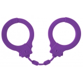 Фиолетовые силиконовые поножи Limitation - Lola Games - купить с доставкой в Люберцах