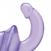 Фиолетовый безремневой страпон Strapless Strap-On - Lux Fetish - купить с доставкой в Люберцах