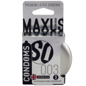 Экстремально тонкие презервативы в железном кейсе MAXUS Extreme Thin - 3 шт. - Maxus - купить с доставкой в Люберцах