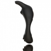 Черное эрекционное кольцо с двумя моторами Zeus Dual Vibe Cock Ring - FeelzToys - в Люберцах купить с доставкой