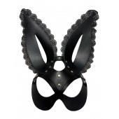Маска зайки с кружевом на ушках - БДСМ Арсенал - купить с доставкой в Люберцах